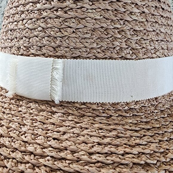 BNWT–Slightly Imperfect [ Helen Kaminski Nikki Raffia Crochet Hat🌿] (#210) - Picture 6 of 14